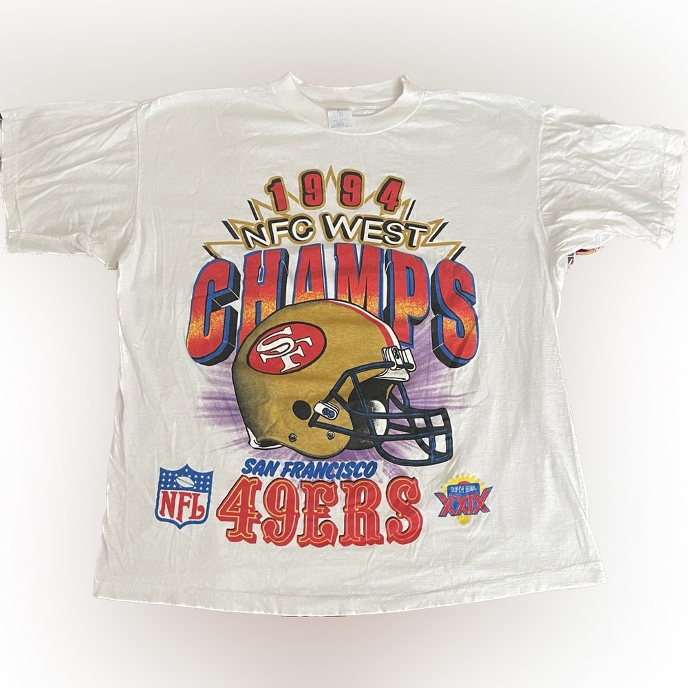 Vintage 1994/1995 San Francisco SF 49ers Super Bowl XXIX Champions Shirt XL